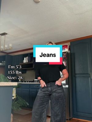 TikTok post by @carmenann40 for Vogatiques. Caption reads: [...] love it! #jeans #outfitoftheday @Vogatiques.