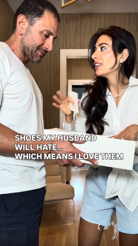 Instagram post by @styledbyshishi for Saks Fifth Avenue. Caption reads: Which pair wins? The more my husband hates the....