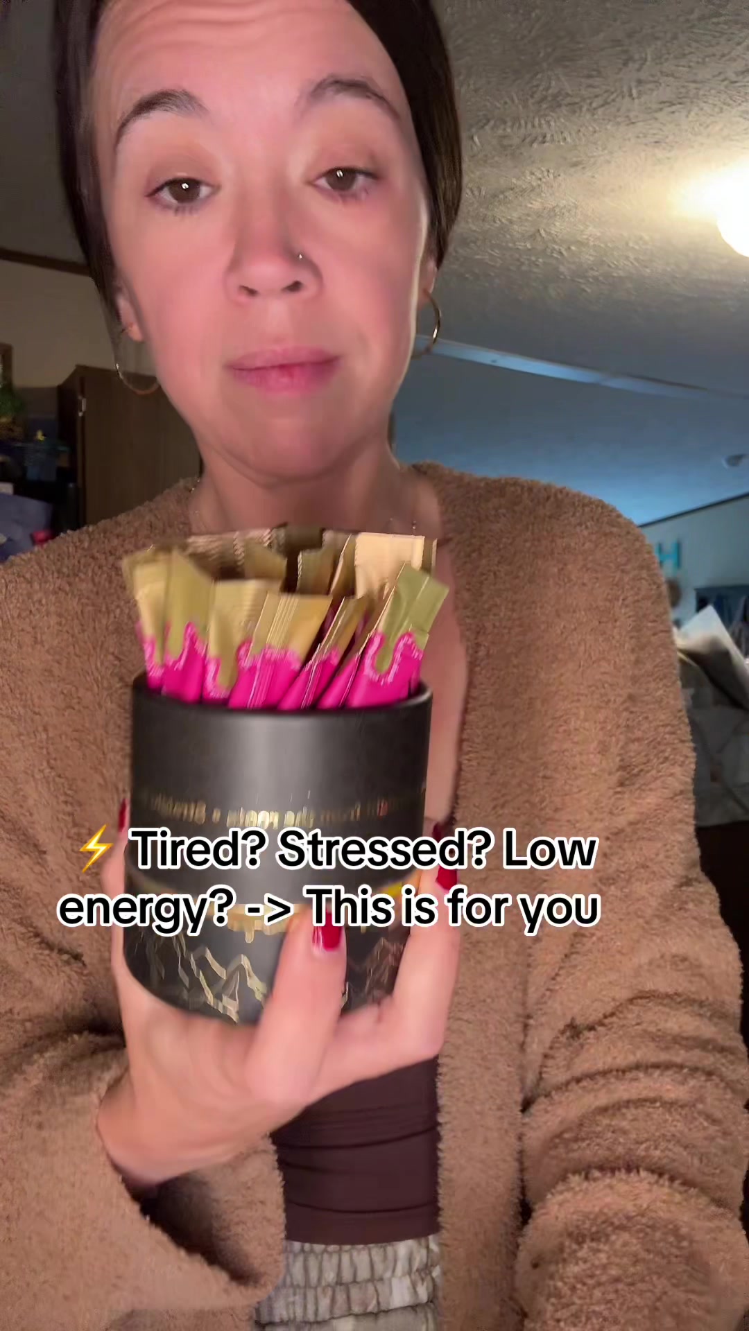 TikTok post by @christynicoleg for Better Alt. Caption reads: @Better Alt Energy for the hustle ⚡️ Calm for the....