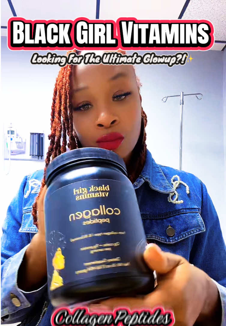 TikTok post by an influencer for Black Girl Vitamins. Caption reads: [...] now to bundle and save! #blackgirlvitamins....