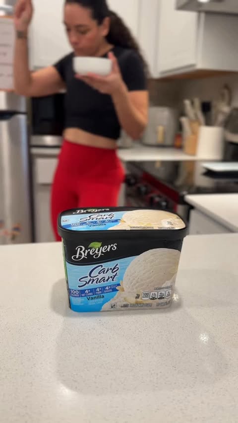 Instagram post by @_mama.marissa_ for Breyers. Caption reads: #BreyersPartner What is mom doing for mom today?....