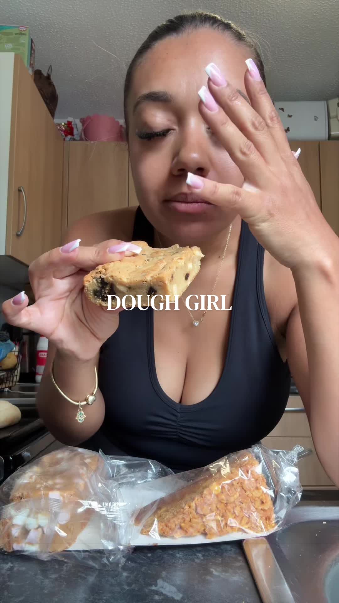 TikTok post by @shercyrusx for DoughGirl. Caption reads: @DoughGirl this blondie is insane I can’t wait to....