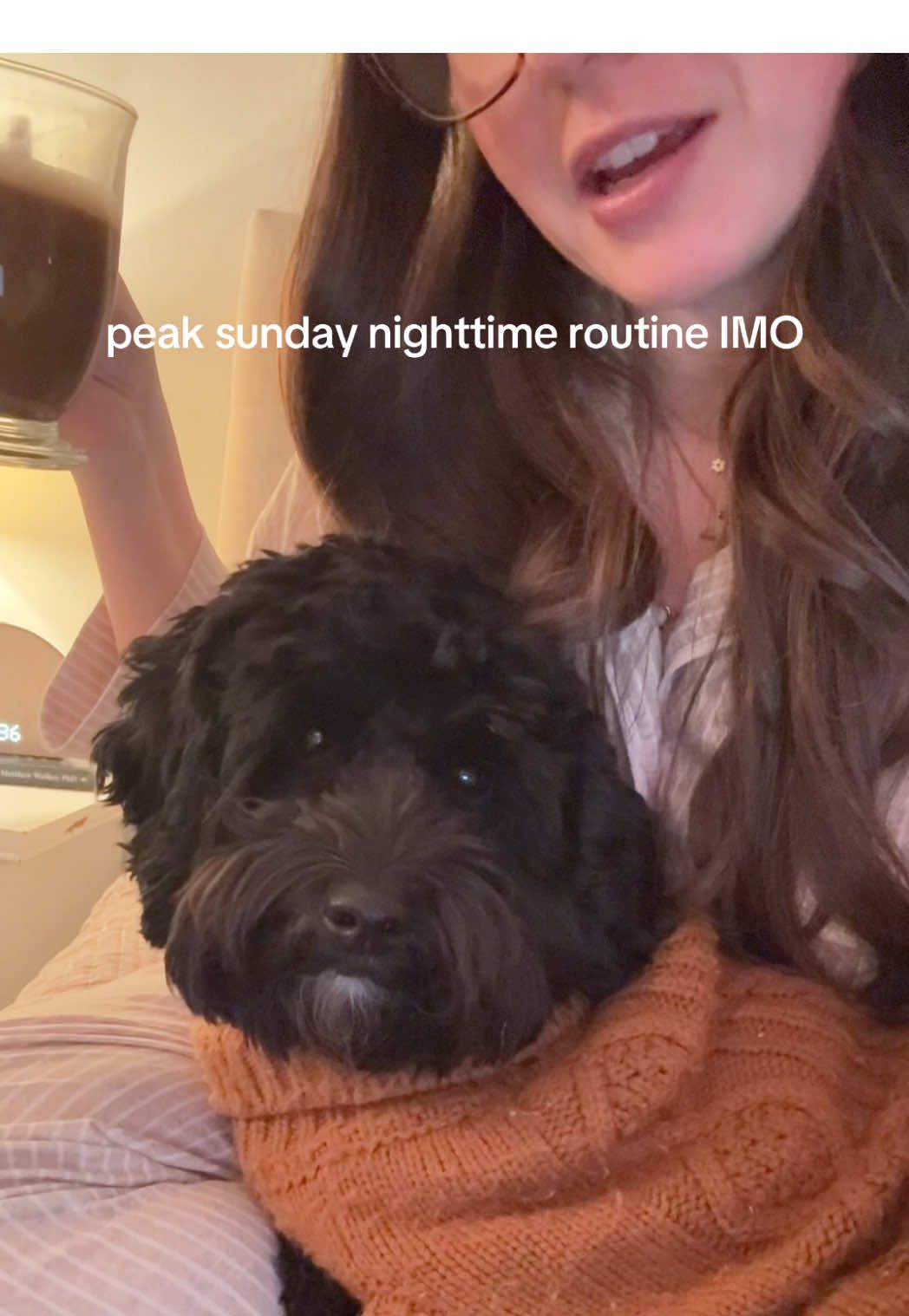 TikTok post by @ceo.of.napping for Clevr Blends. Caption reads: can you tell from my eyes that I already had a few....