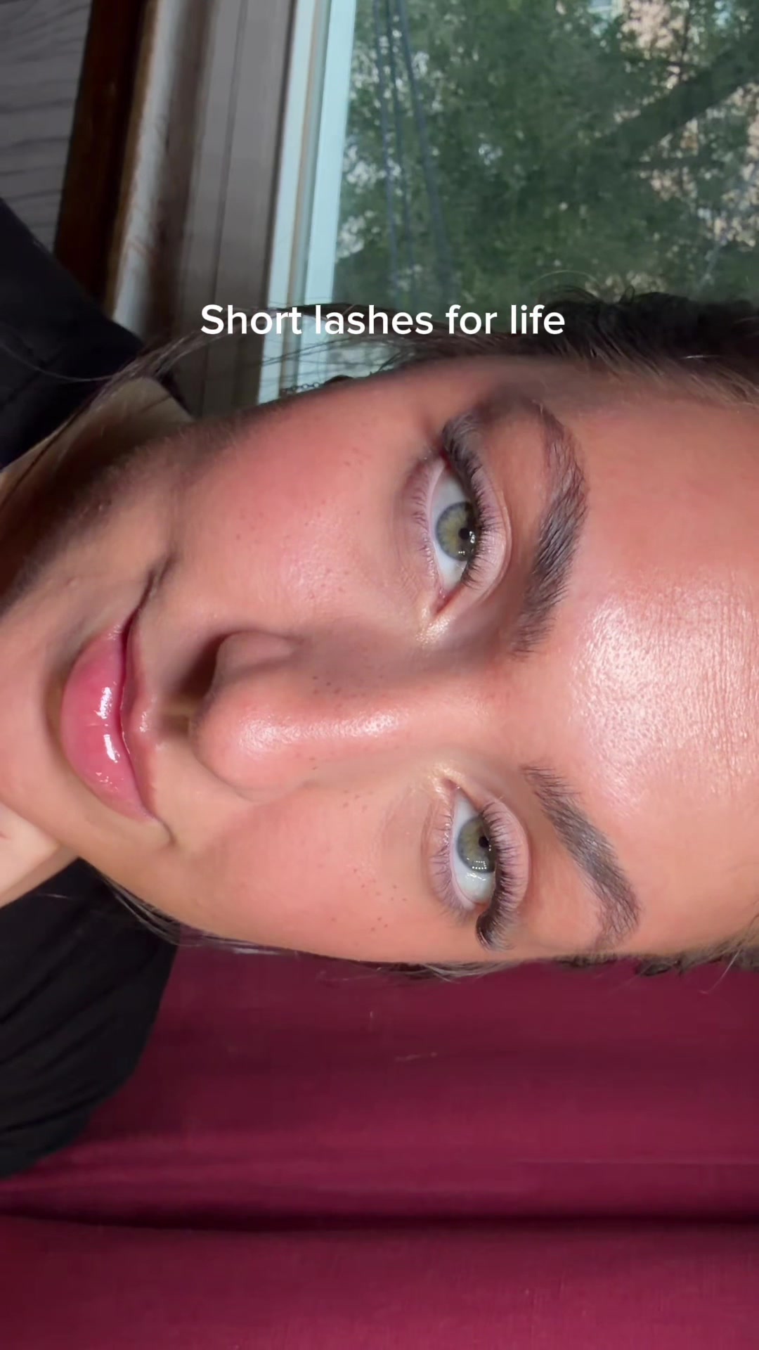 TikTok post by @xo.becksss for VAOFFICE. Caption reads: Voluminous long lashes are beautiful, but there's....
