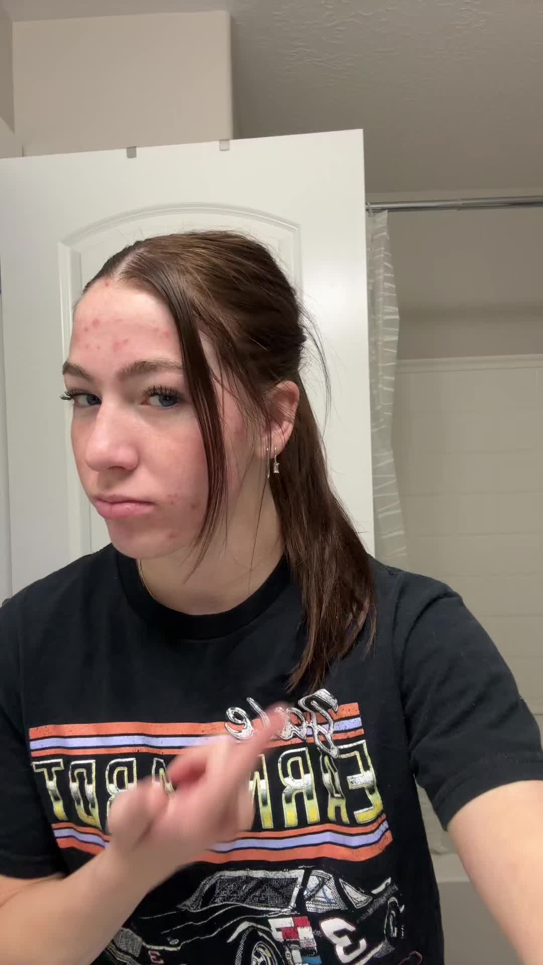 TikTok post by @isnt_ellie for Dolahair. Caption reads: [...] this all the time so go check it out.....