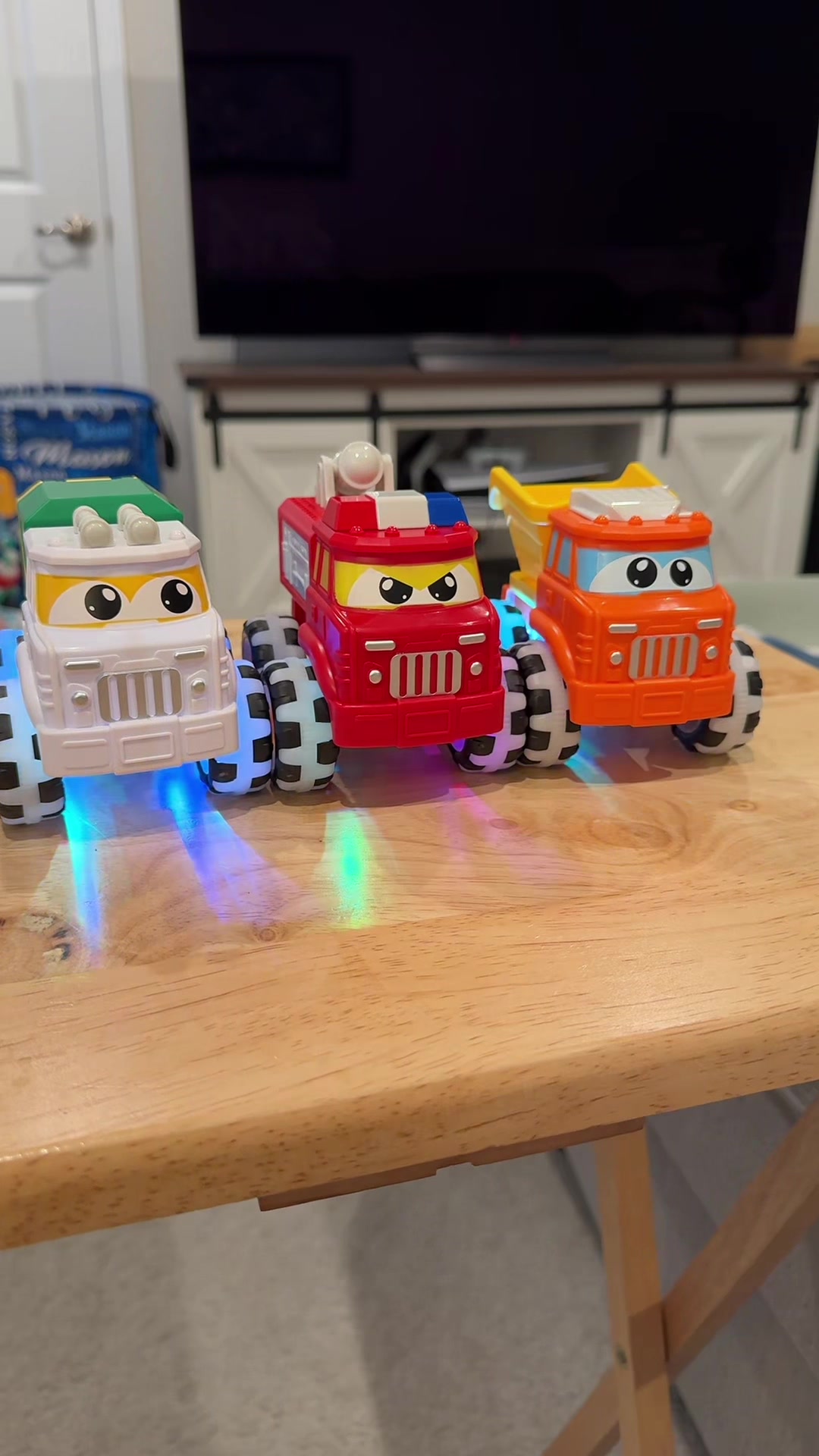 TikTok post by @shop.with.alainee for Joyfy. Caption reads: [...] utility truck set from Joyin toys #joyin....