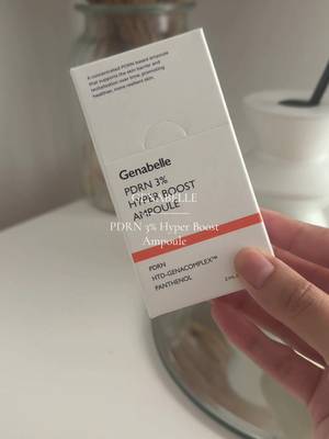 TikTok post by @ugcbyanu.co for Genabelle. Caption reads: AD | Genabelle PDRN 3% Hyper Boost Ampoule Very....
