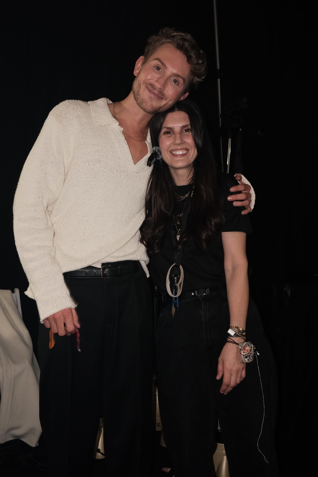 Instagram post by @elliotgarnaut for David Jones. Caption reads: Go behind the runway with our Voice of Style....