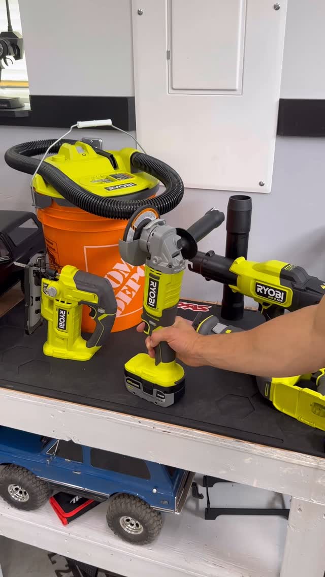Instagram post by @streettruckdiecast for Ryobi Tools. Caption reads: Run into your local @homedepotcanada and grab some....