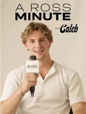 TikTok post by @.caleb.mcdaniel for Ross Dress for Less. Caption reads: Shop Ross @Ross #rosspartner.