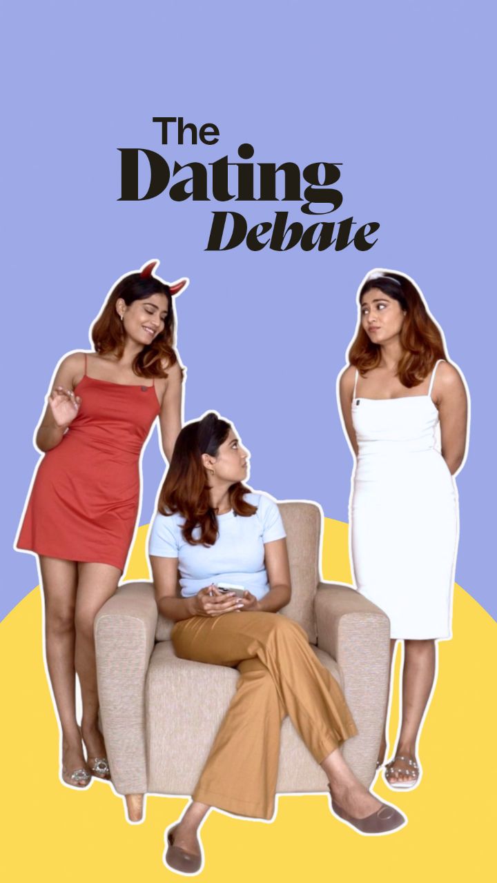 Instagram post by @lekh.uthaiah for Happn. Caption reads: Have you ever crossed paths with someone and....