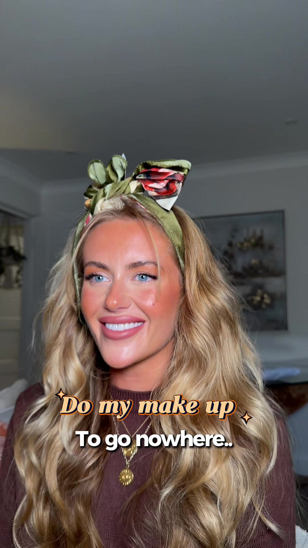 TikTok post by @al_crean for Jecca Blac. Caption reads: [...] blush @charlottetilbury highlighter @Jecca....