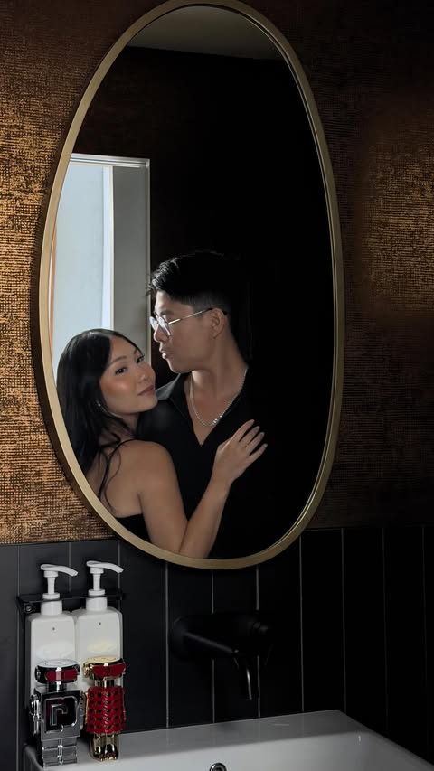 Instagram post by @alanisnguyen for rabanne. Caption reads: date night with @rabanne featuring fame in love....