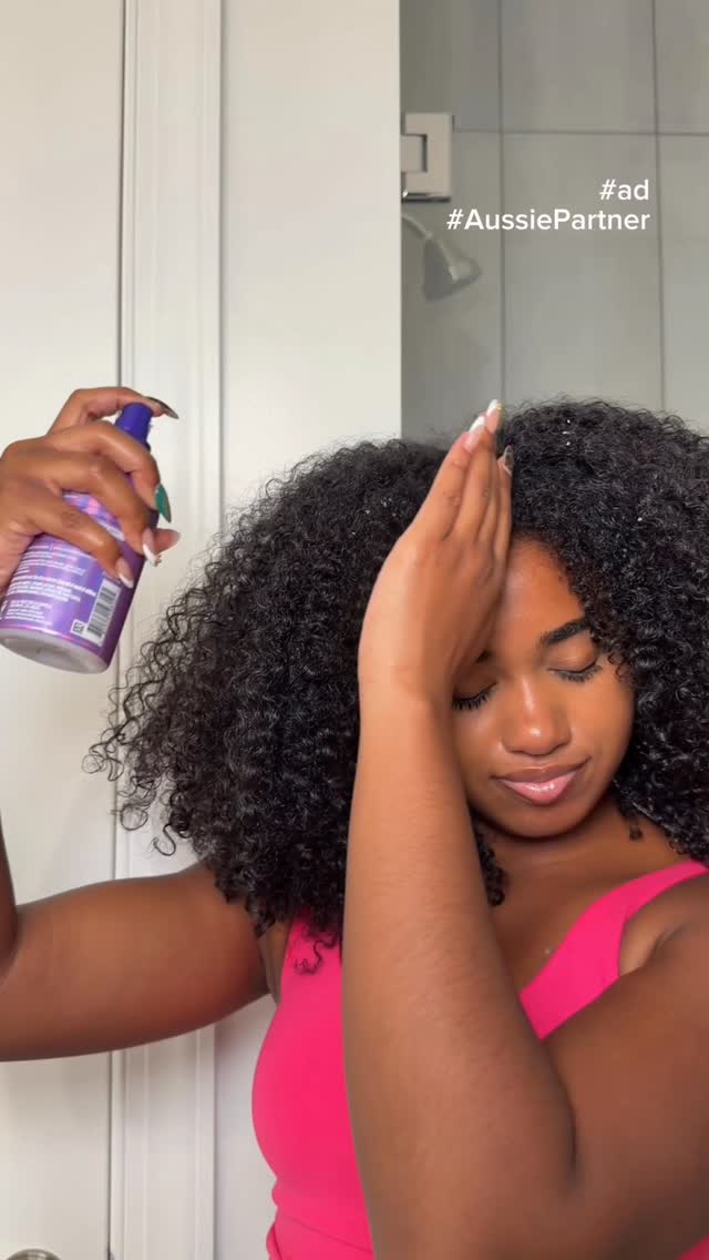 Instagram post by @ashley_masse for Aussie Hair. Caption reads: #ad #aussiepartner @aussiehaircare Just launched....