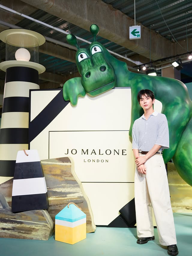 Instagram post by @yu_staff_ for Jo Malone London. Caption reads: Jo Malone London「シー ソルト アドベンチャー」ポップ アップ [...].