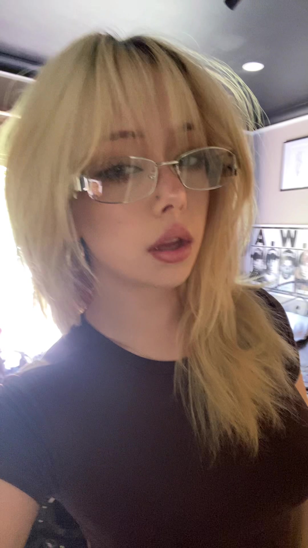 TikTok post by @liamercierr for TIJN Eyewear. Caption reads: i loove these glasses from @TIJN EYEWEAR....