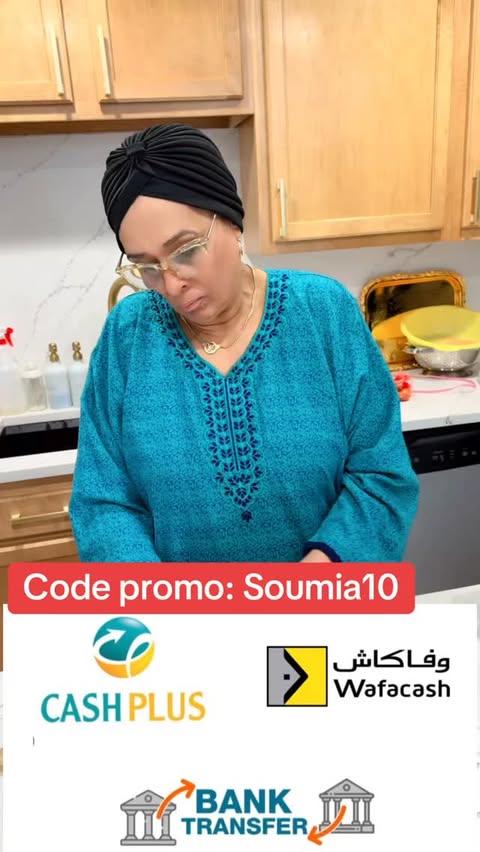 Instagram post by @soumaya_usa for Sendwave. Caption reads: #sendwaveafrica #fypage #foryou.