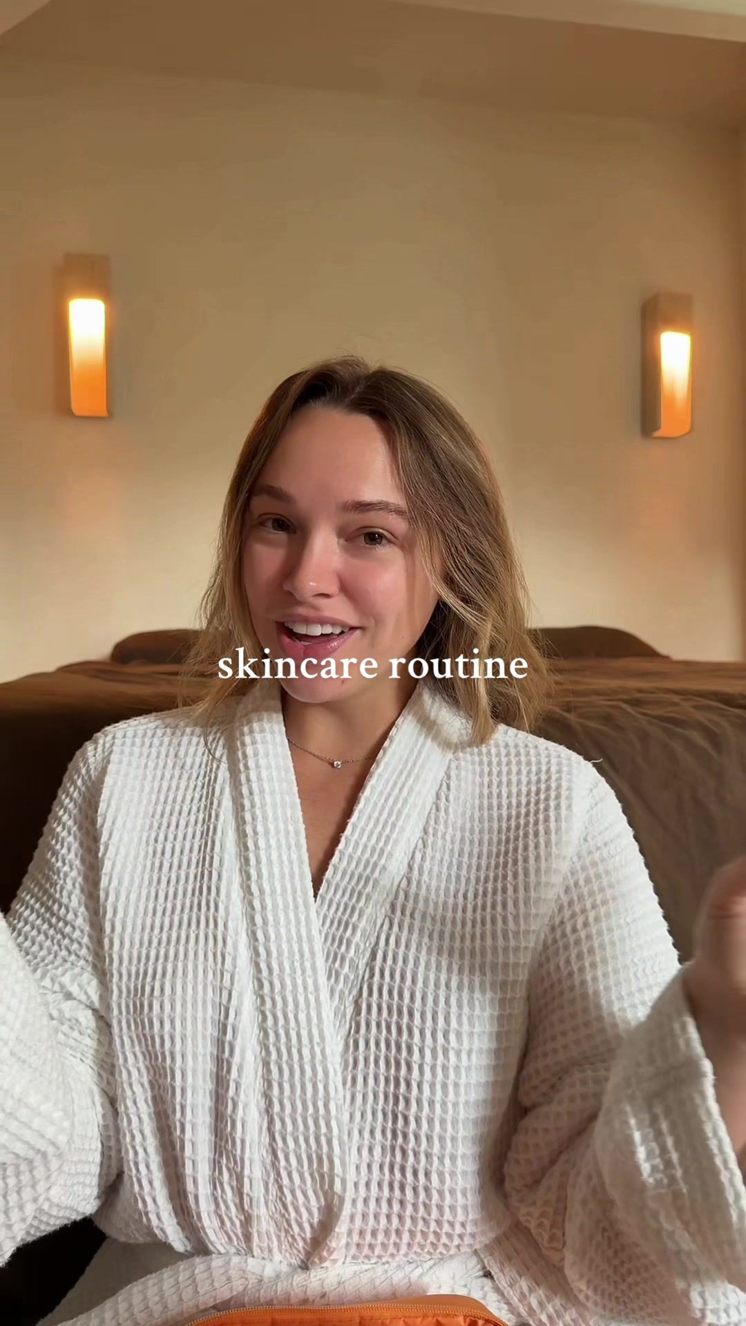 TikTok post by @littleburgers for Curology. Caption reads: #CurologyPartner | my secret to glowy skin for....