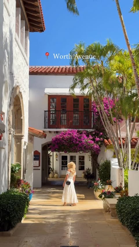 Instagram post by @martamielczarskaa for The Palm Beaches. Caption reads: @Palmbeachesfl is always a good idea for a quick....