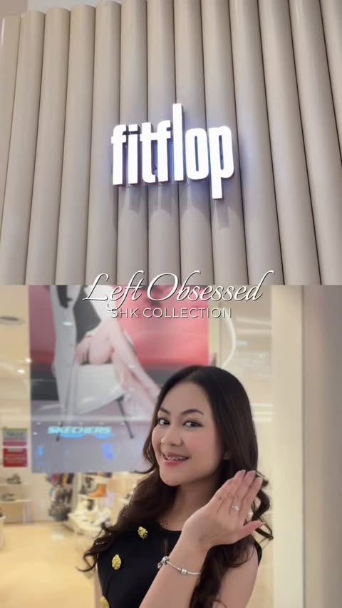 Instagram post by @___bybsss for FitFlop. Caption reads: [...] lie! im in love with the collection🤍....