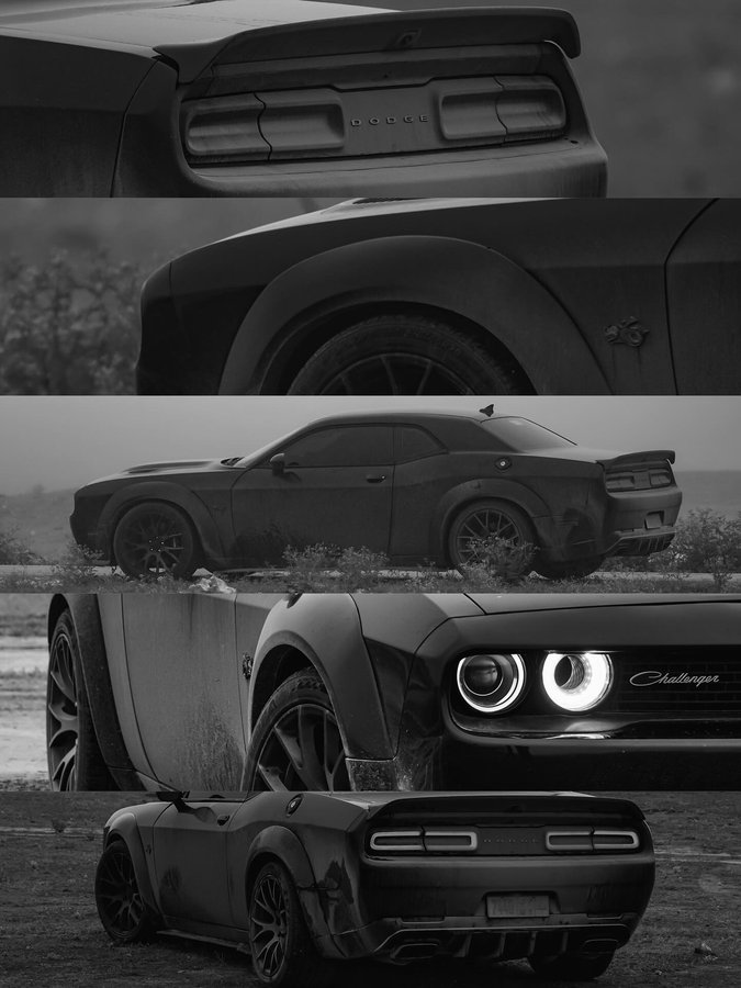 Instagram post by @dark.scat2020 for Dodge. Caption reads: The story went crazy.. had to post it and make it....