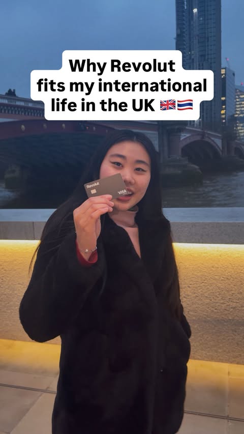 Instagram post by @londonfoodieexpat for Revolut. Caption reads: [...] your money needs to be too. Revolut helps me....