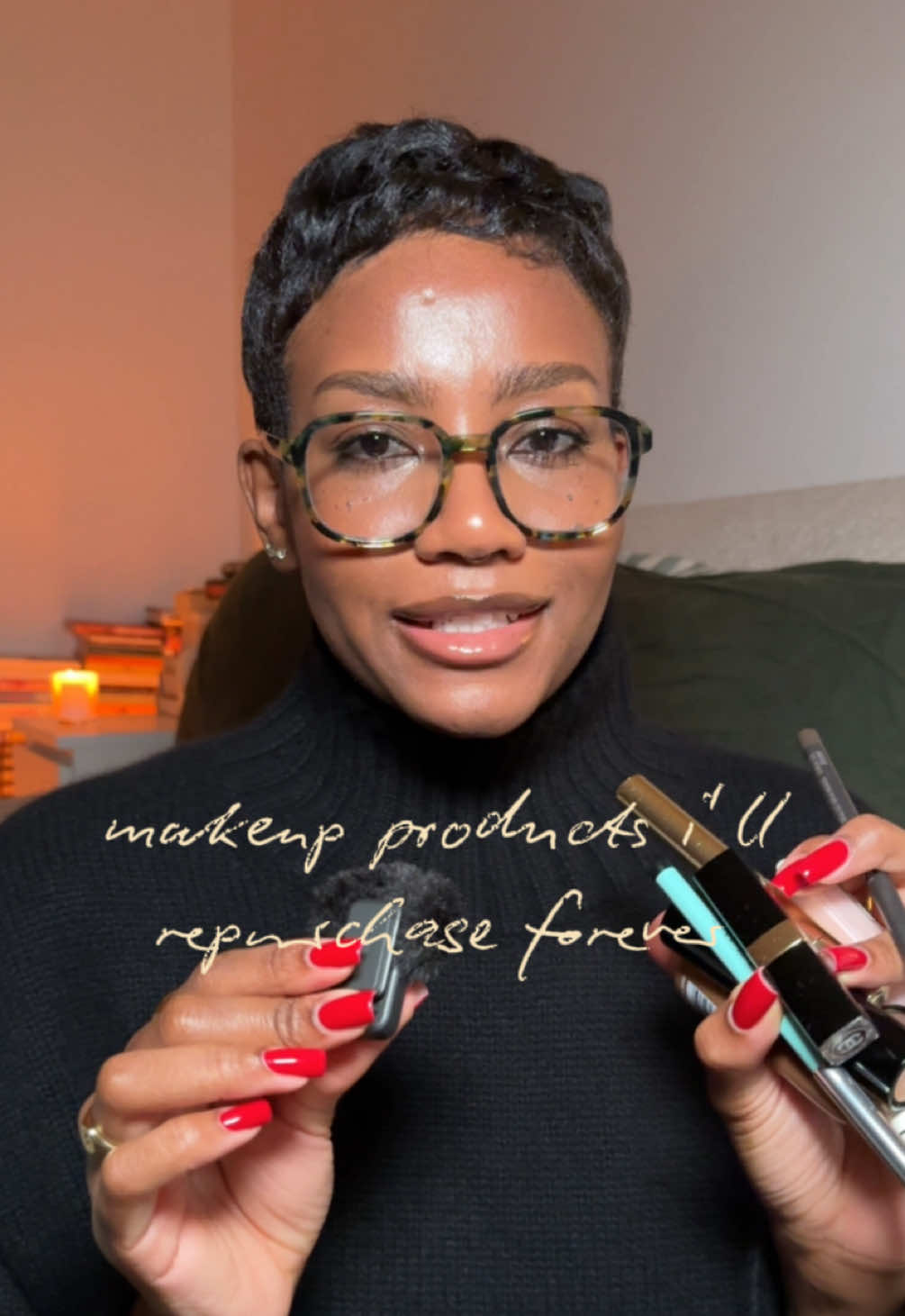 TikTok post by @farisaic for Hourglass Cosmetics. Caption reads: my makeup hall of fame 💄 products mentioned:....