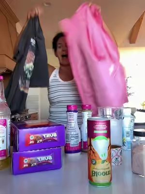 TikTok post by @takingmylifebackat42 for Jordan’s Skinny Mixes. Caption reads: ❤️HAPPY LABOR DAY #tastetest #TikTokShop #fashion....