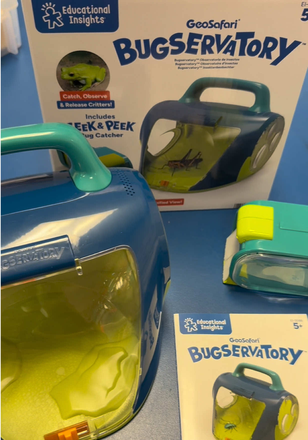 TikTok post by @ms.courtneys.life for Educational Insights. Caption reads: The Bugservatory from @Educational Insights is....