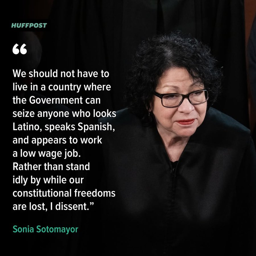 Instagram post by @brownissues for HuffPost. Caption reads: The Supreme Court on Monday ruled that federal....