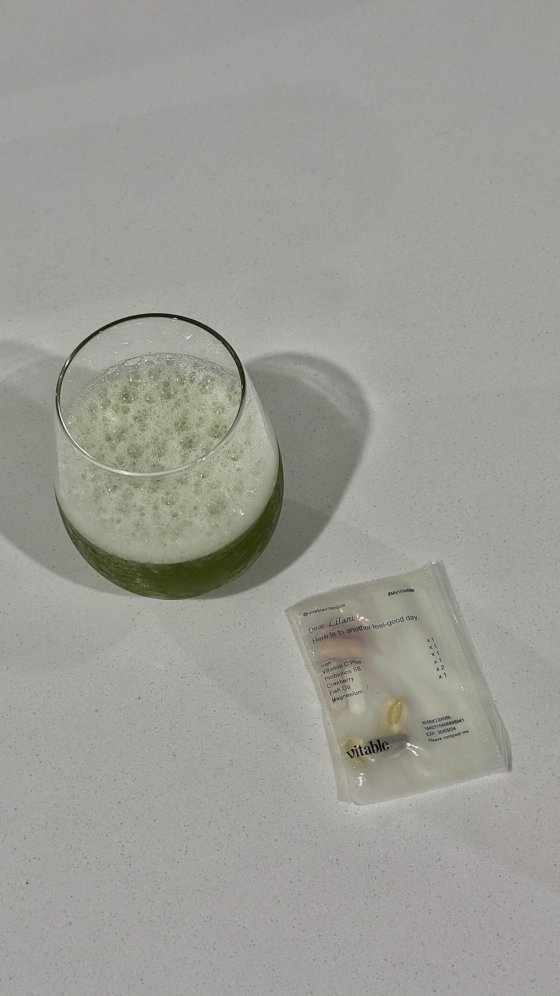 Instagram post by @lilanihale for Vitable. Caption reads: ep.1 ~ 25 before 2025 ✨

Looking after my health....