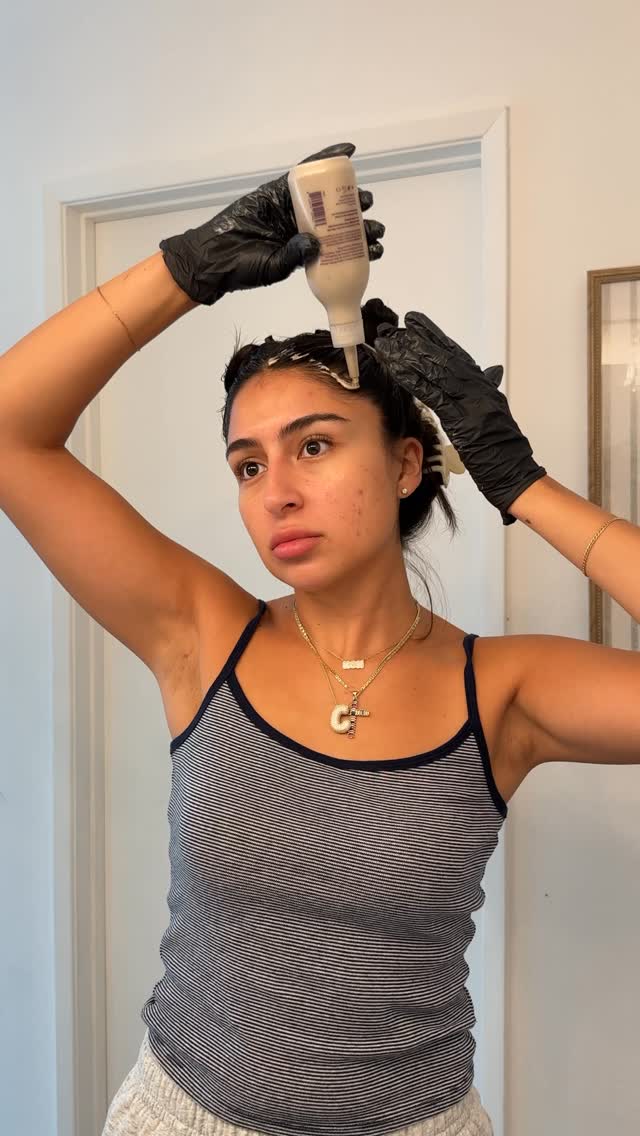 Instagram post by @catalinatrez for Madison Reed. Caption reads: #ad #MadisonReedPartner OBSESSED with this....