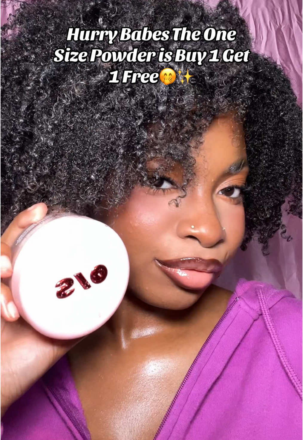 TikTok post by @ashleecookk for ONE SIZE BEAUTY. Caption reads: Okay but this has to be the best @ONE SIZE BEAUTY....