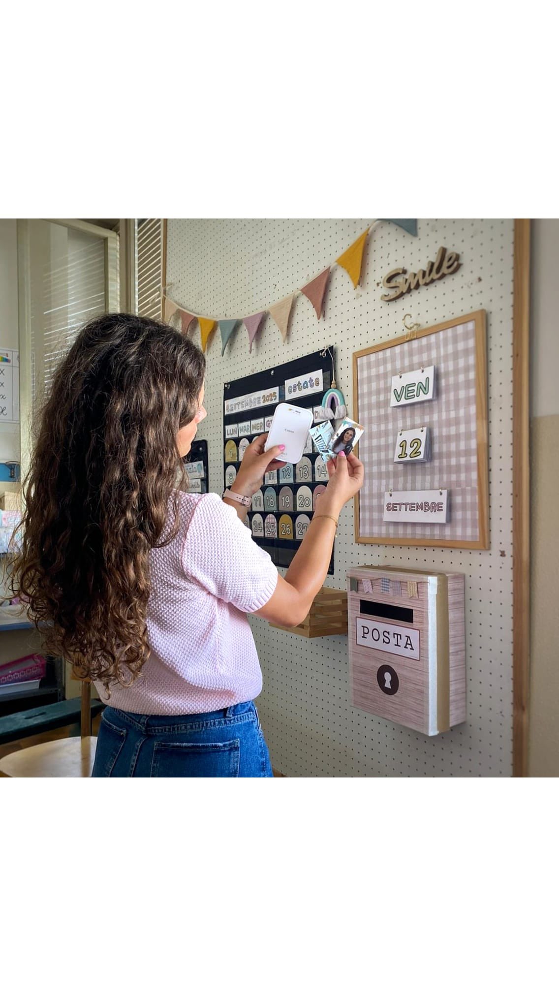 Instagram post by @maestraglo for Canon Italia. Caption reads: Non voglio perdermi nemmeno un attimo dell’anno....