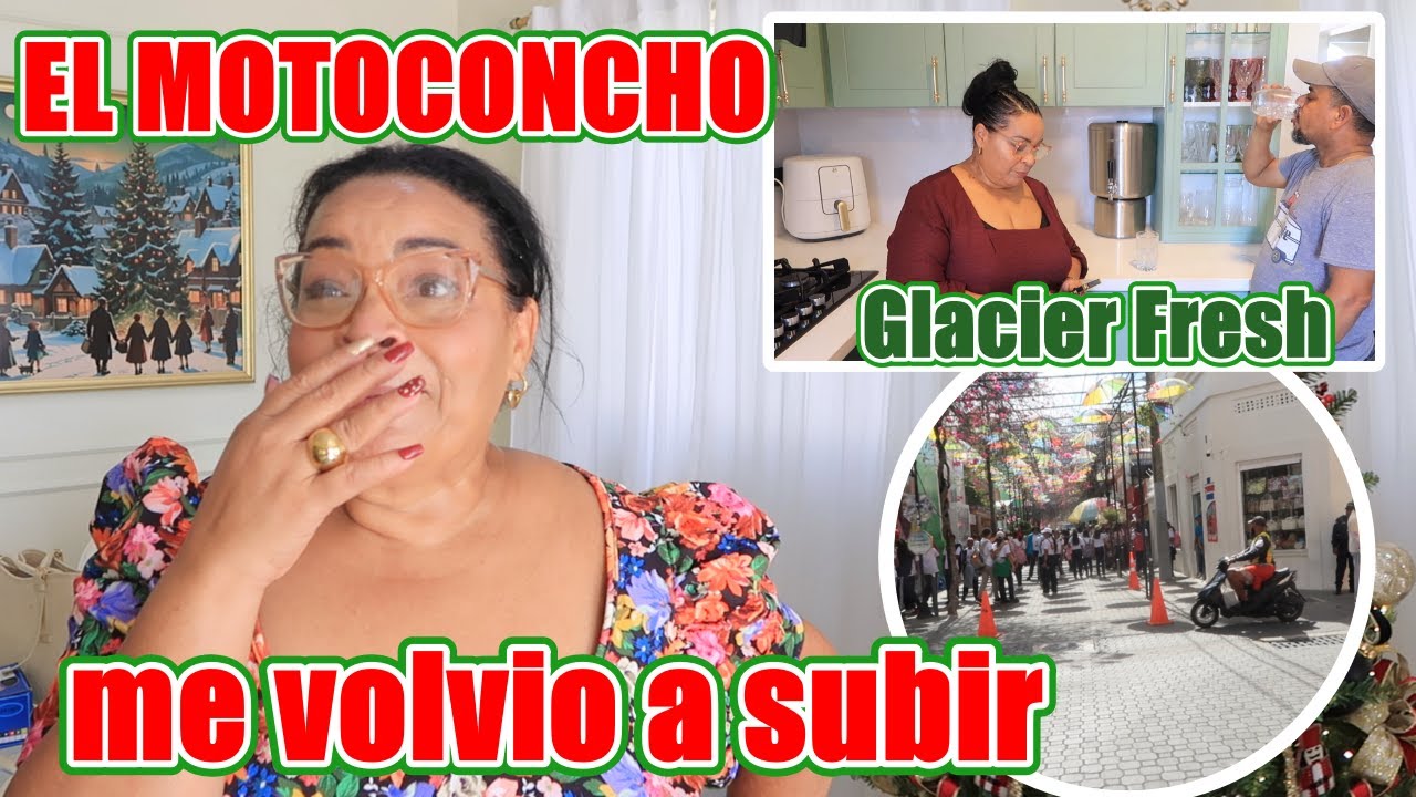 YouTube post by @Simplementemikauly for Glacierfresh. Caption reads: LO QUE PENSO EL MOTOCONCHO DE KINO / Glacier Fresh.