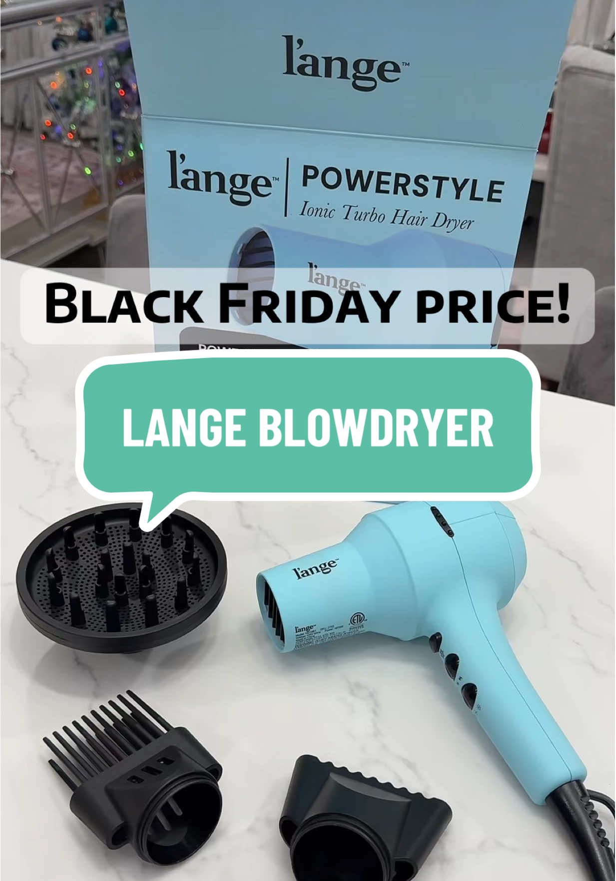 TikTok post by @__kristina__marie__ for L’ange Hair. Caption reads: [...] #tiktokshopcybermonday @langehair L’ange....