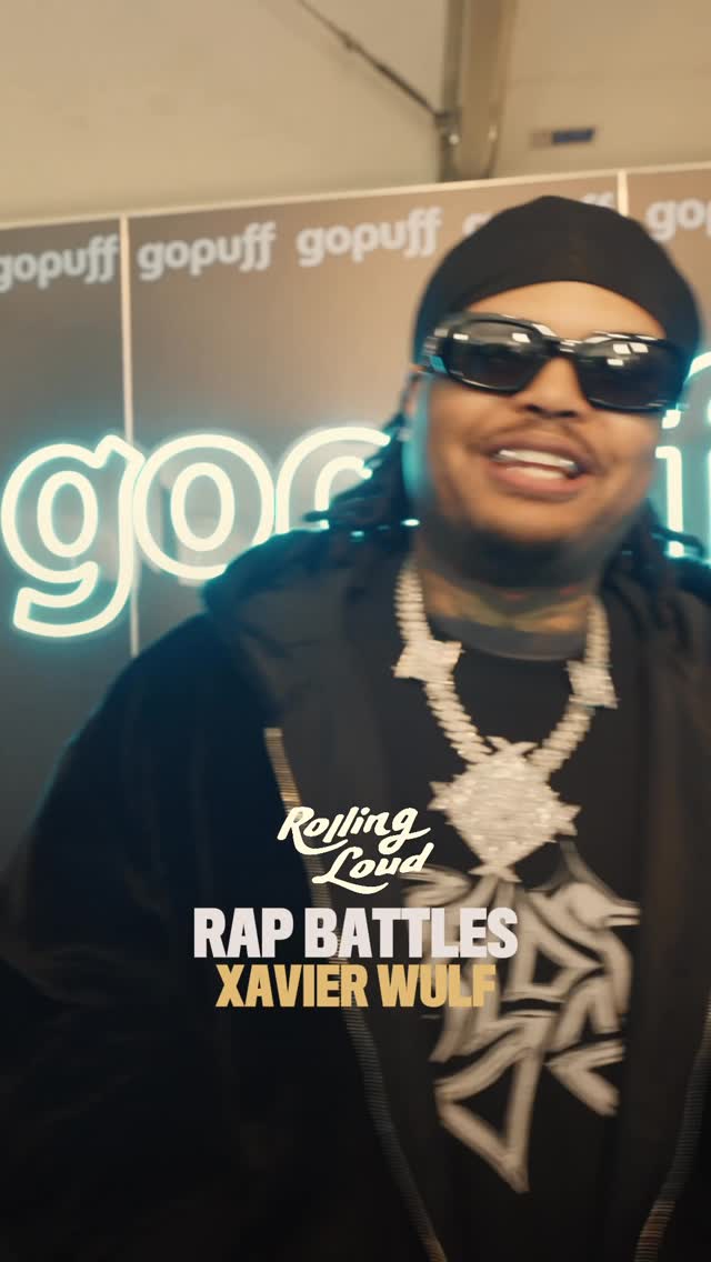 Instagram post by @rollingloud.cali for Gopuff. Caption reads: RAP BATTLES DELIVERED BY @GOPUFF 📦 

FEATURING....