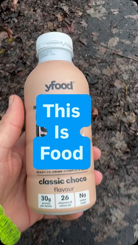 Instagram post by @outside_with_ron for yfood. Caption reads: [...] needs. I’ve recently discovered YFoods....