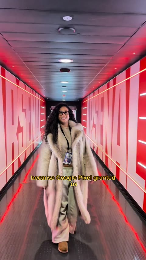 Instagram post by @liriansantoss for Google Pixel. Caption reads: AD join me and my Google Pixel Pro 10 at the....