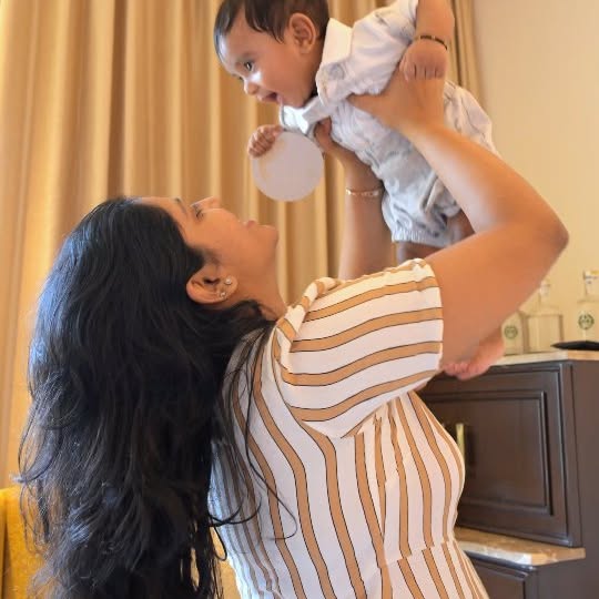 Instagram post by @coffeecoosnclicks for Himalaya Babycare. Caption reads: #ad
Soft snuggles start with Himalaya Baby Lotion....