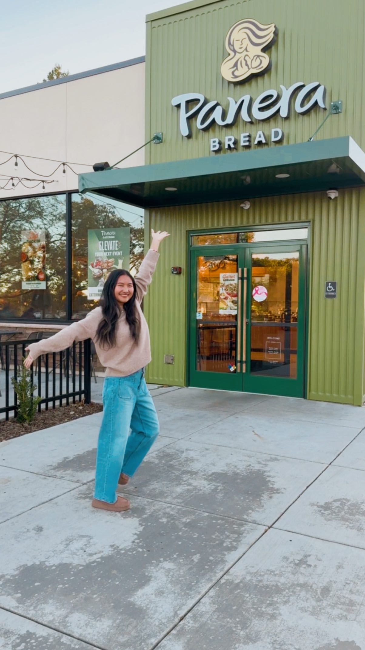 Instagram post by @misislepore for Panera Bread. Caption reads: This is your sign to finally grab that You Pick....