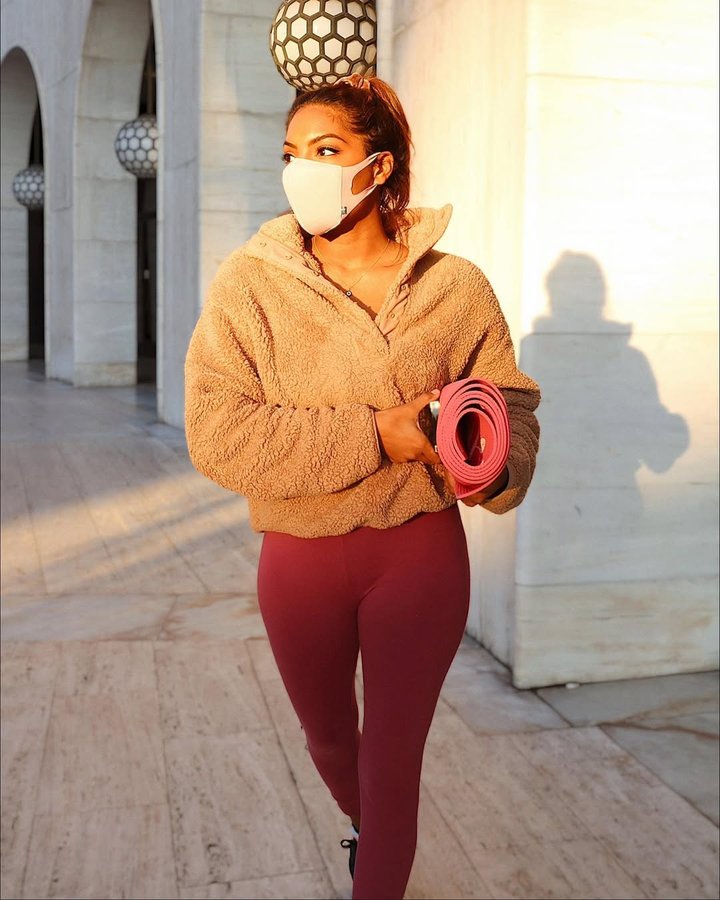 Instagram post by @kimberly_cheri for AIRINUM. Caption reads: Thanks to the rona I’ve changed my plans to go....