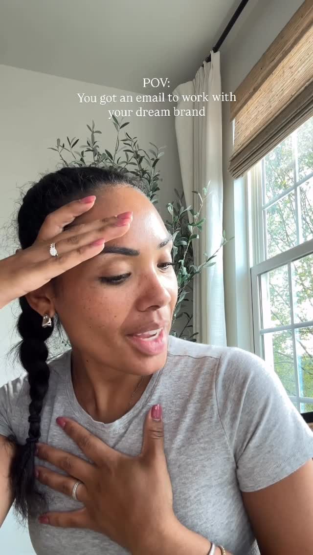 Instagram post by @demischweers for Biossance. Caption reads: OMG, an actual pinch me moment✨

You guys know....