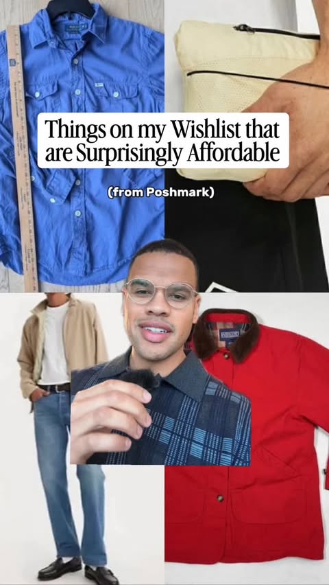 Instagram post by @chrisfmaddox for Poshmark. Caption reads: [...] quality clothes for a true bargain.....