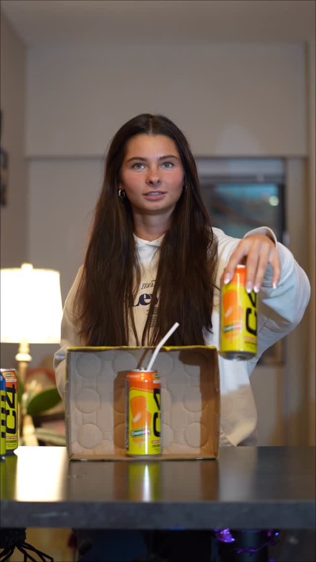 Instagram post by @sophherriot for C4 Energy. Caption reads: Do you think you could guess correctly? #c4partner....