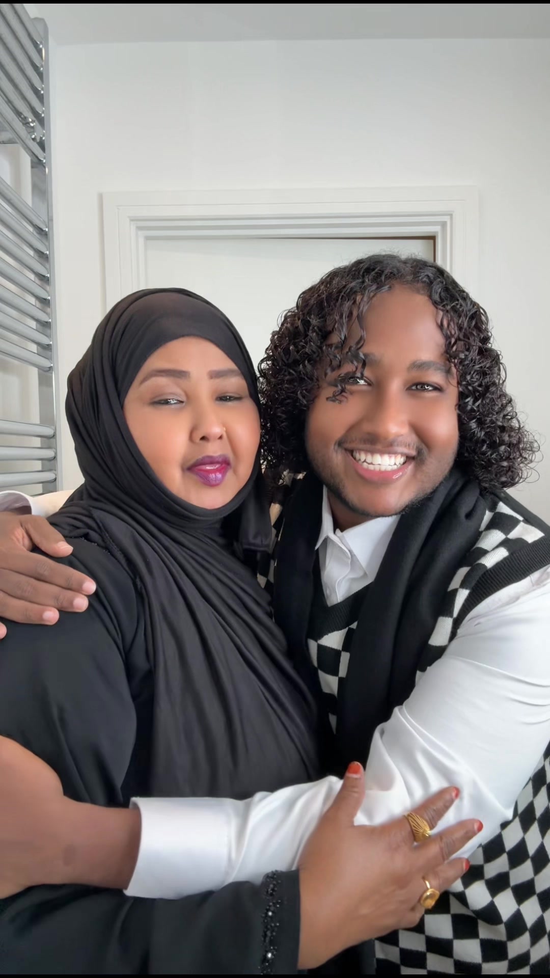 TikTok post by @akafiali for John Frieda. Caption reads: GRWM: dinner date with my mum 😆❤️🫂 my....