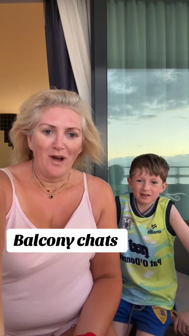 Instagram post by @my_crazy_life_caroline for BPerfect Cosmetics. Caption reads: Balcony chats are back! Crazy Caroline and the fam....