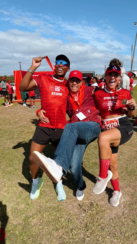Instagram post by @fitnessgirl_za for Absa Group. Caption reads: #AD | Weekends like this remind me why I do what I....