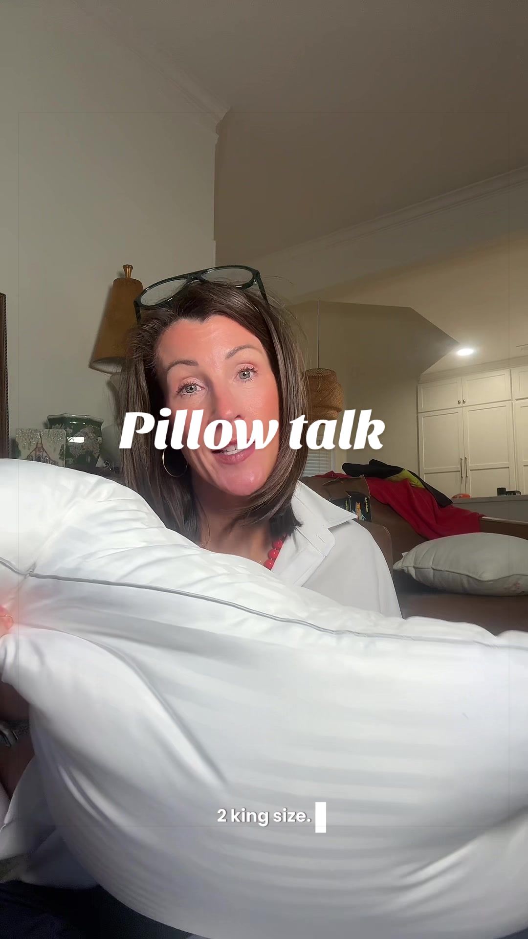 TikTok post by @heyamandaallen for Ufist-sweet dream. Caption reads: [...] your needs! #pillows #pillowtalk....