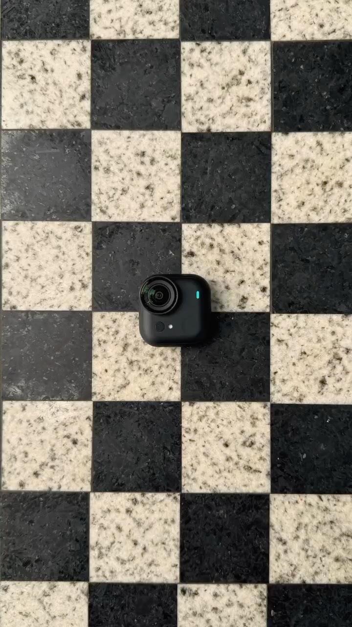 Instagram post by @crrcho for Insta360. Caption reads: Another day with @insta360 Go Ultra in the city....